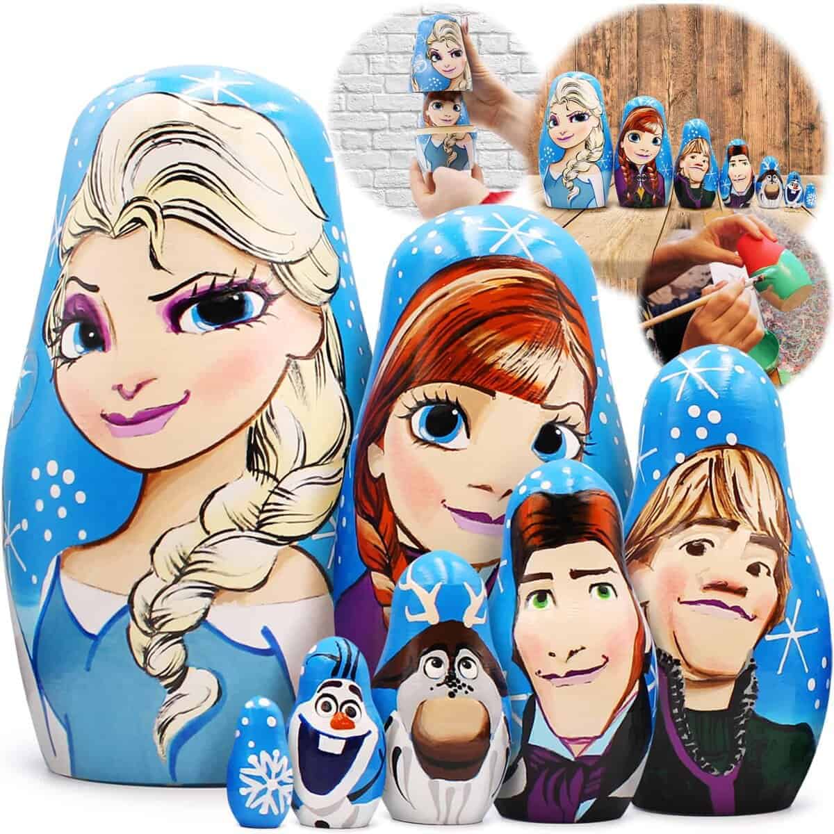 Muñeca Rusa Matrioshka Babushka Hermosos Personajes de