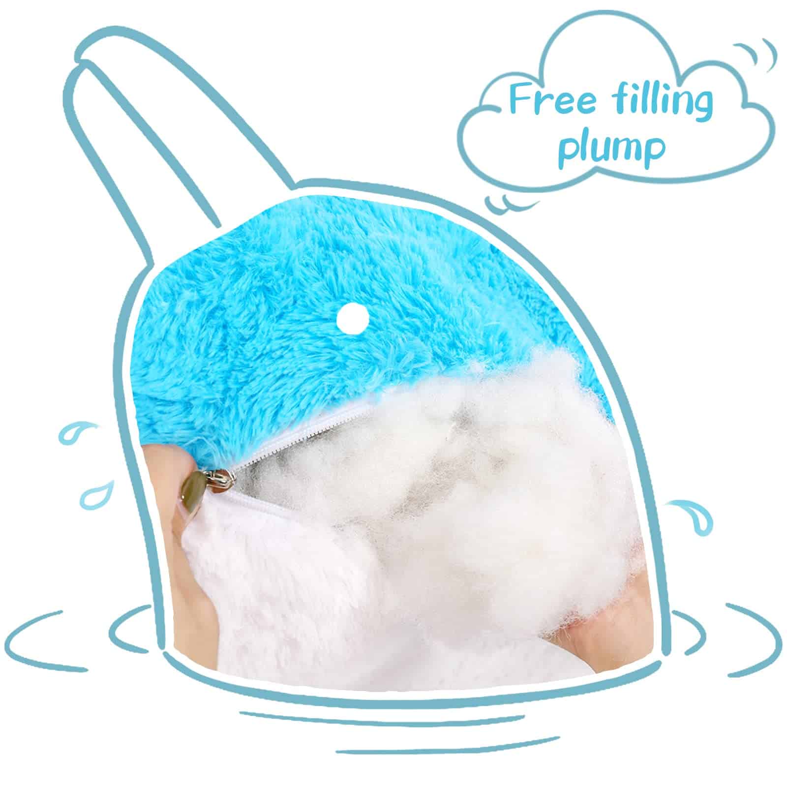 MorisMos - Peluche de Delfín gigante de 55", juguete de - Imagen 10