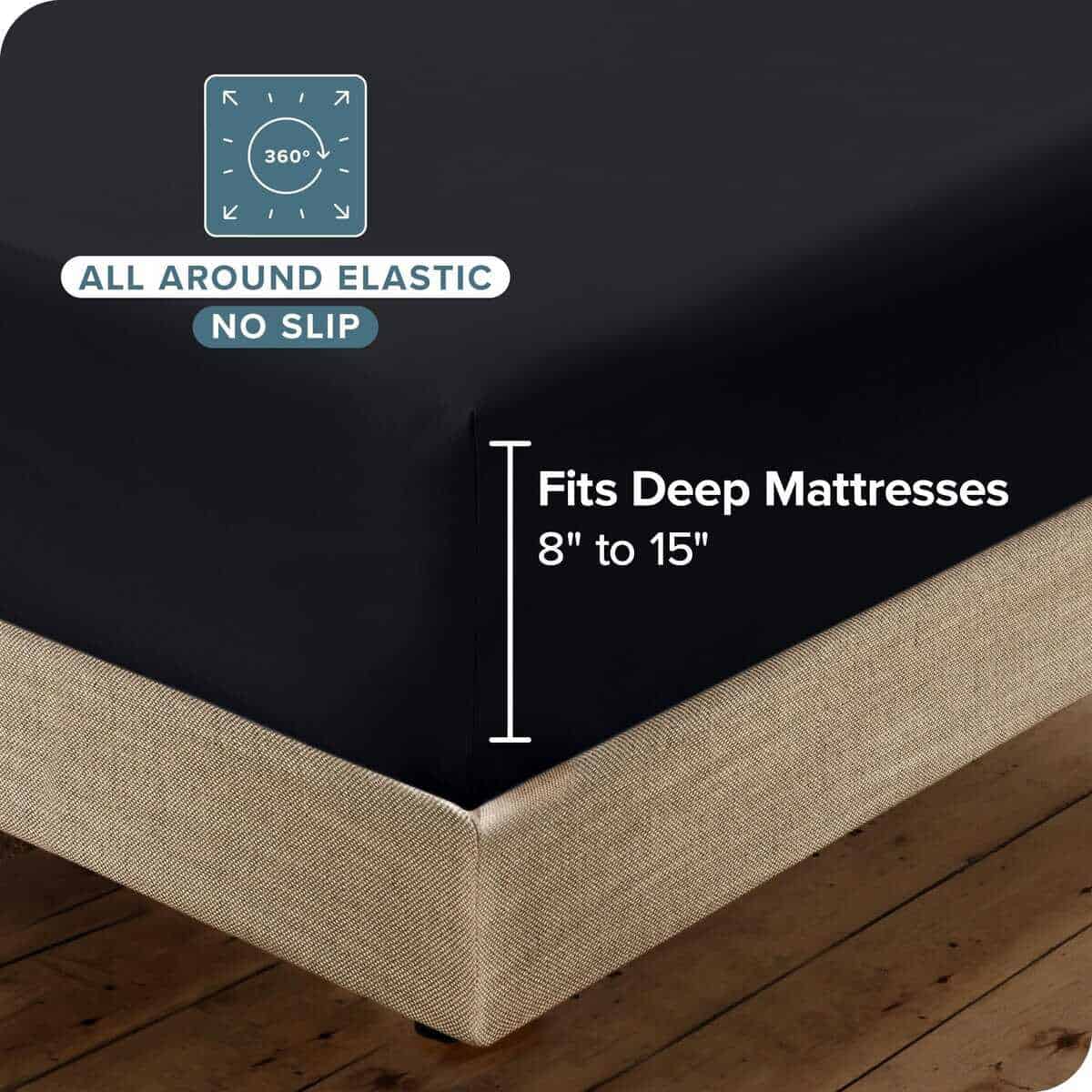 Juego de Sábanas de Hotel de Lujo Bare Home para Cama - Imagen 7