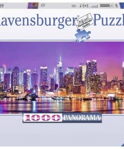 Rompecabezas Ravensburger Manhattan Lights Panorama de 1000