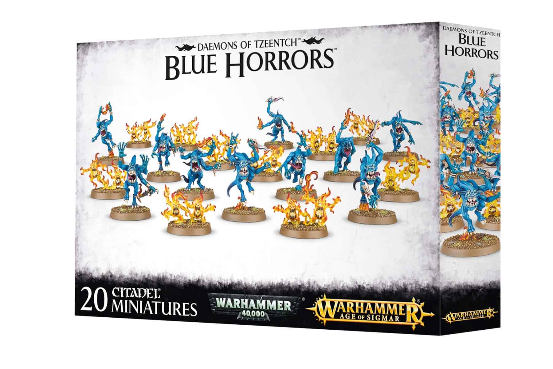 Figura de Acción "Warhammer Age of Sigmar Horrores Azules y