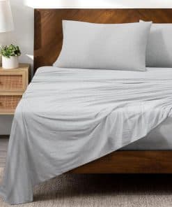 Juego de sábanas de punto Heather de Briarwood -Gris Heather