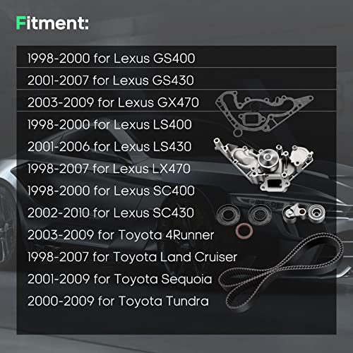 SCITOO TS26298 Kit de Correa de Distribución del Motor - Imagen 4