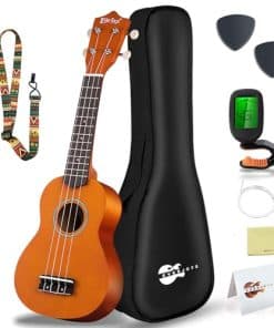 Paquete de iniciación de ukelele soprano Everjoys de 21