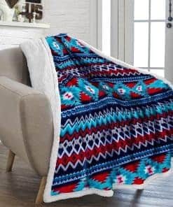 Manta de Sherpa de Tamaño Twin TrailCrest, Manta de Peluche