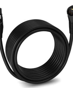 Cable XLR Macho a Hembra de Ángulo Recto de 30 Pies LyxPro