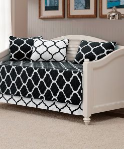 Juego de 5 piezas de funda de día acolchada Mk Home (patrón