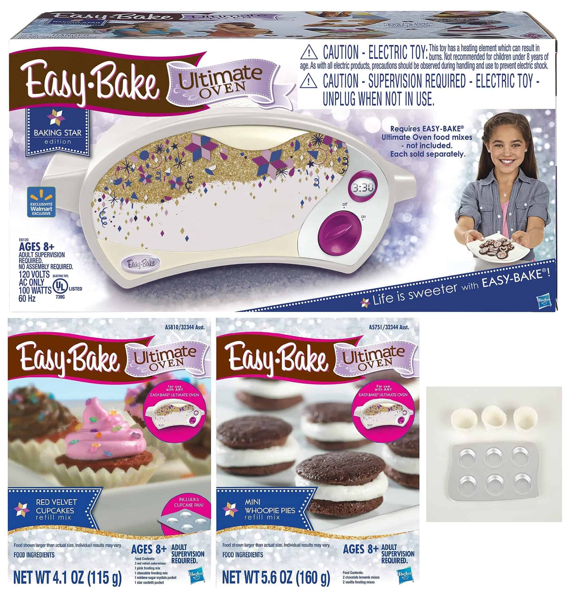 Set de Regalo Deluxe Horno Ultimate Easy Bake, Blanco