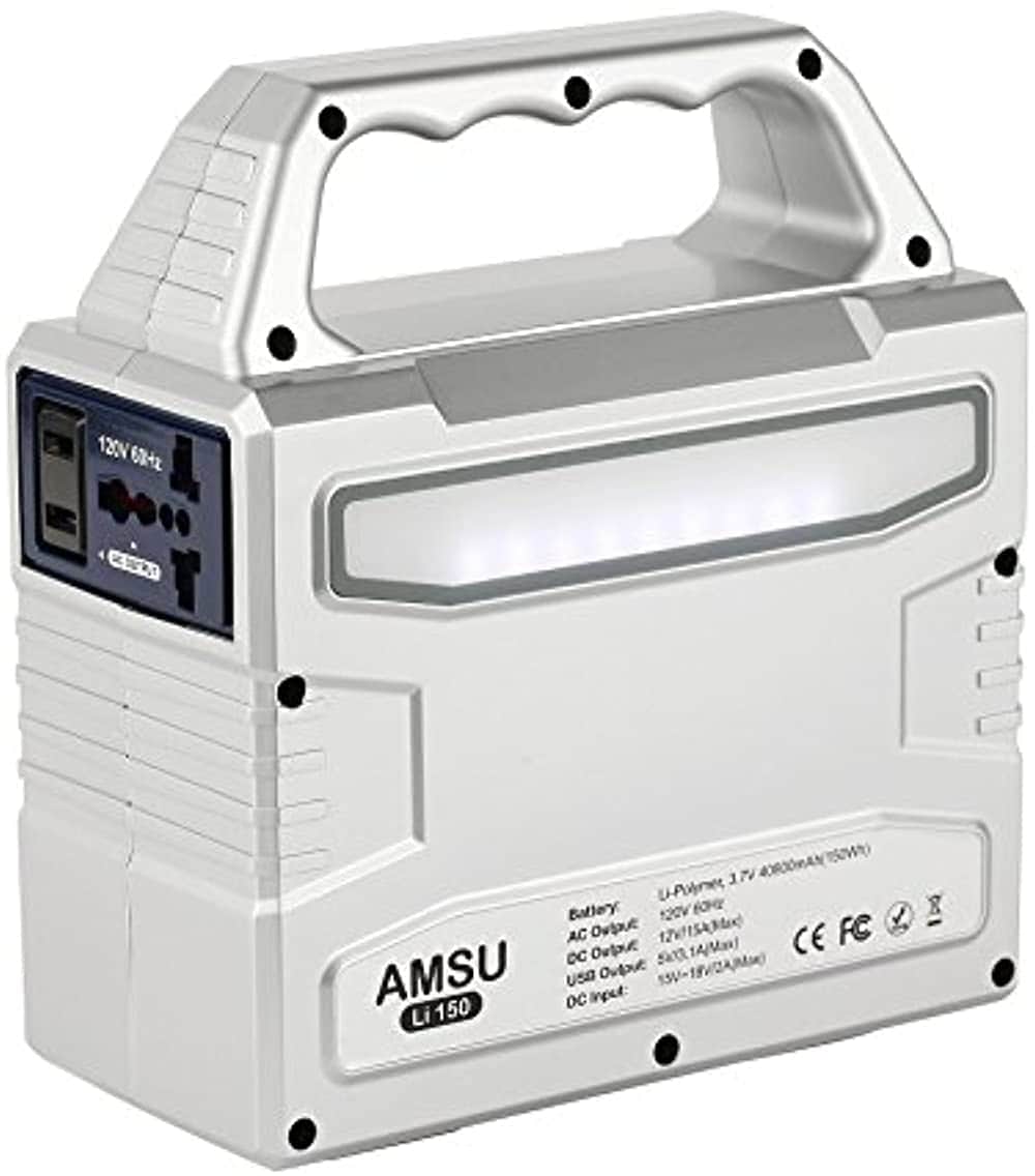 Generador Solar Portátil de 3.3lb 100W (Pico 200W) (UPS, - Imagen 4