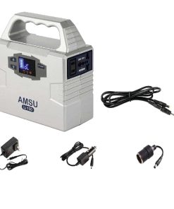 Generador Solar Portátil de 3.3lb 100W (Pico 200W) (UPS,