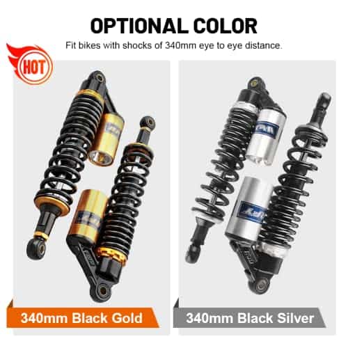 Amortiguadores Traseros Universales para Motocicleta GZYF - Imagen 10