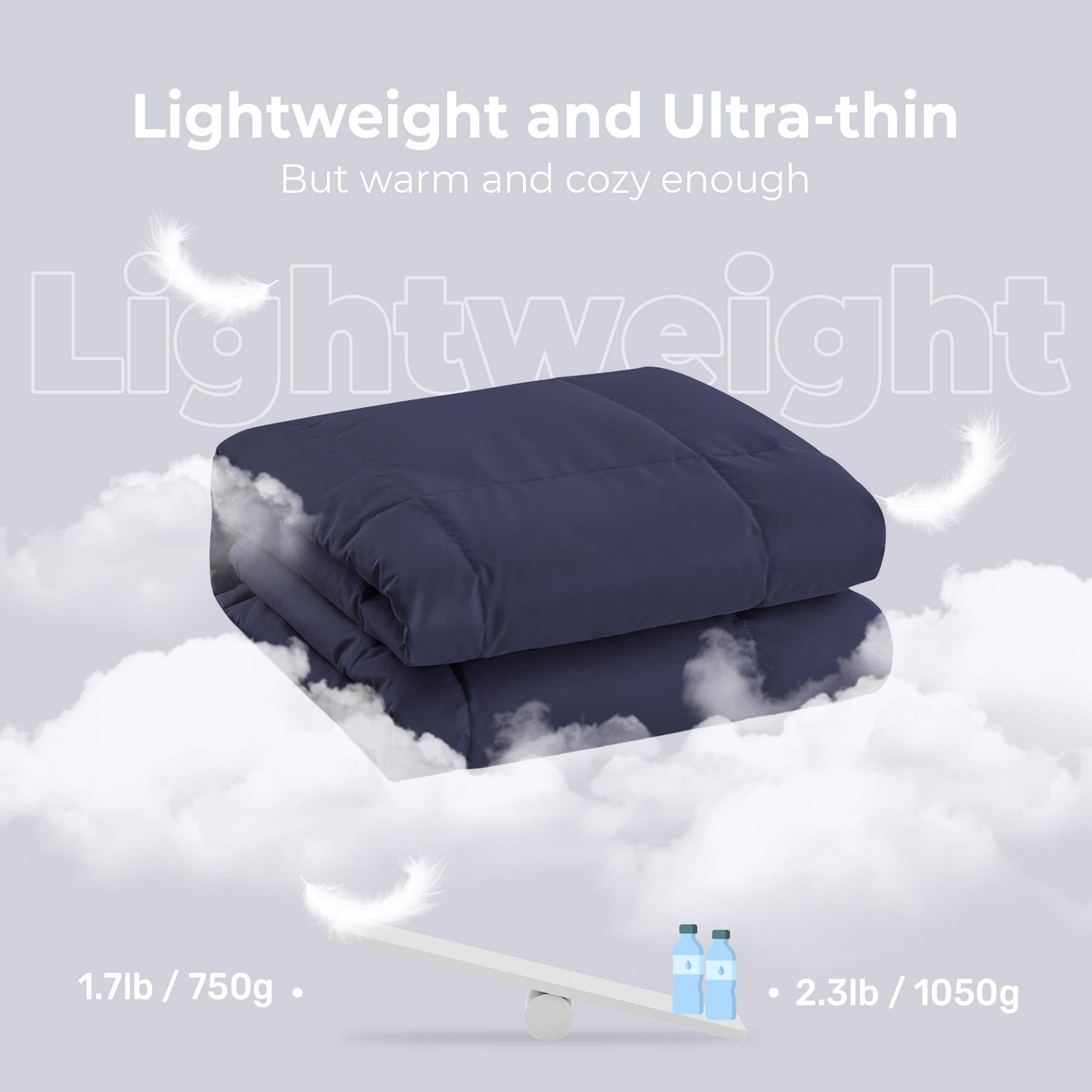 Mantas de Plumas Peace Nest para Sofá 50x70 -Azul Marino - Imagen 9