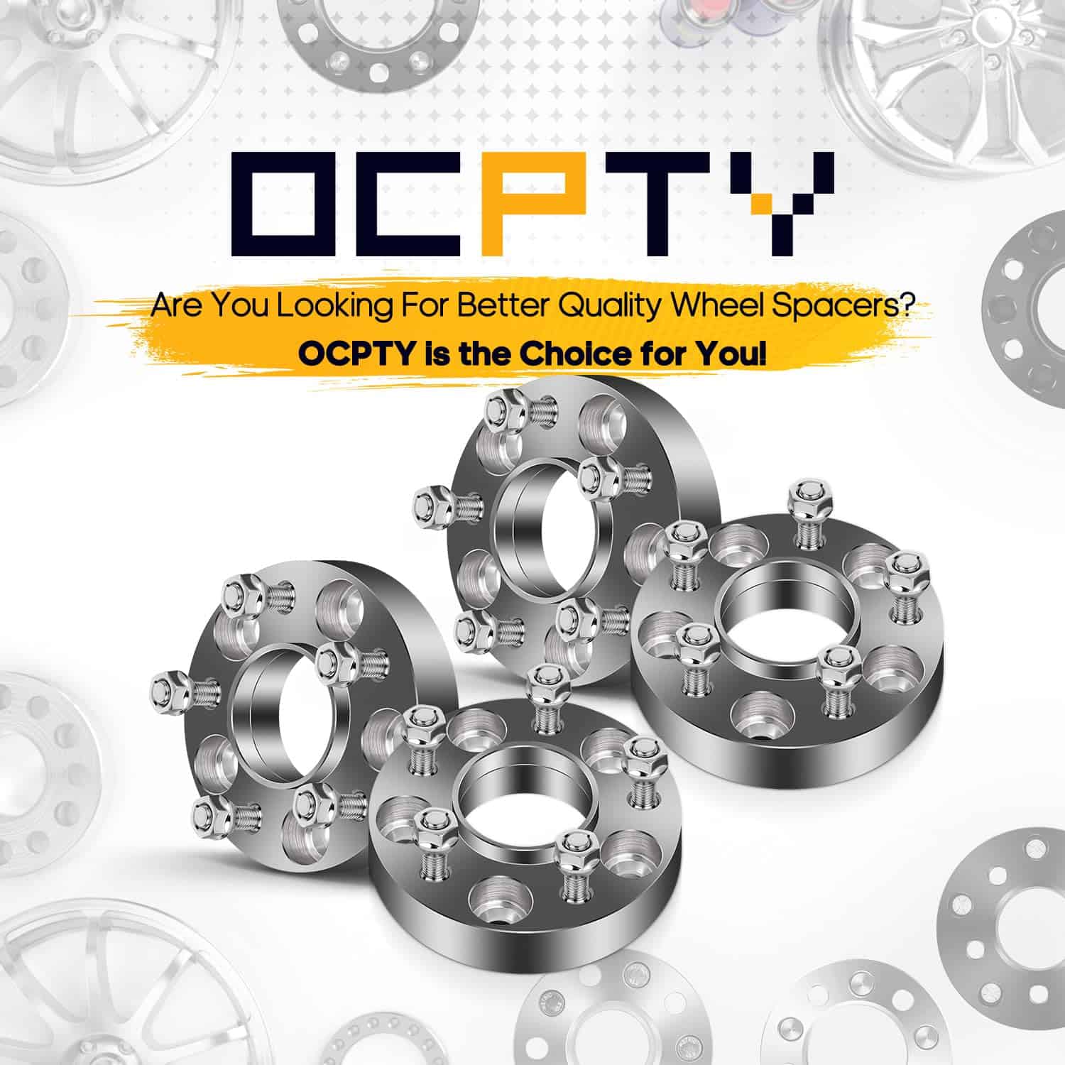 OCPTY 4PCS Separadores de Rueda Hub Centric 5 Lug 5x4.5 a - Imagen 3