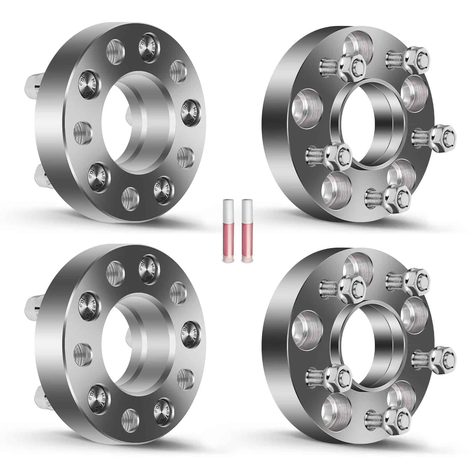 OCPTY 4PCS Separadores de Rueda Hub Centric 5 Lug 5x4.5 a