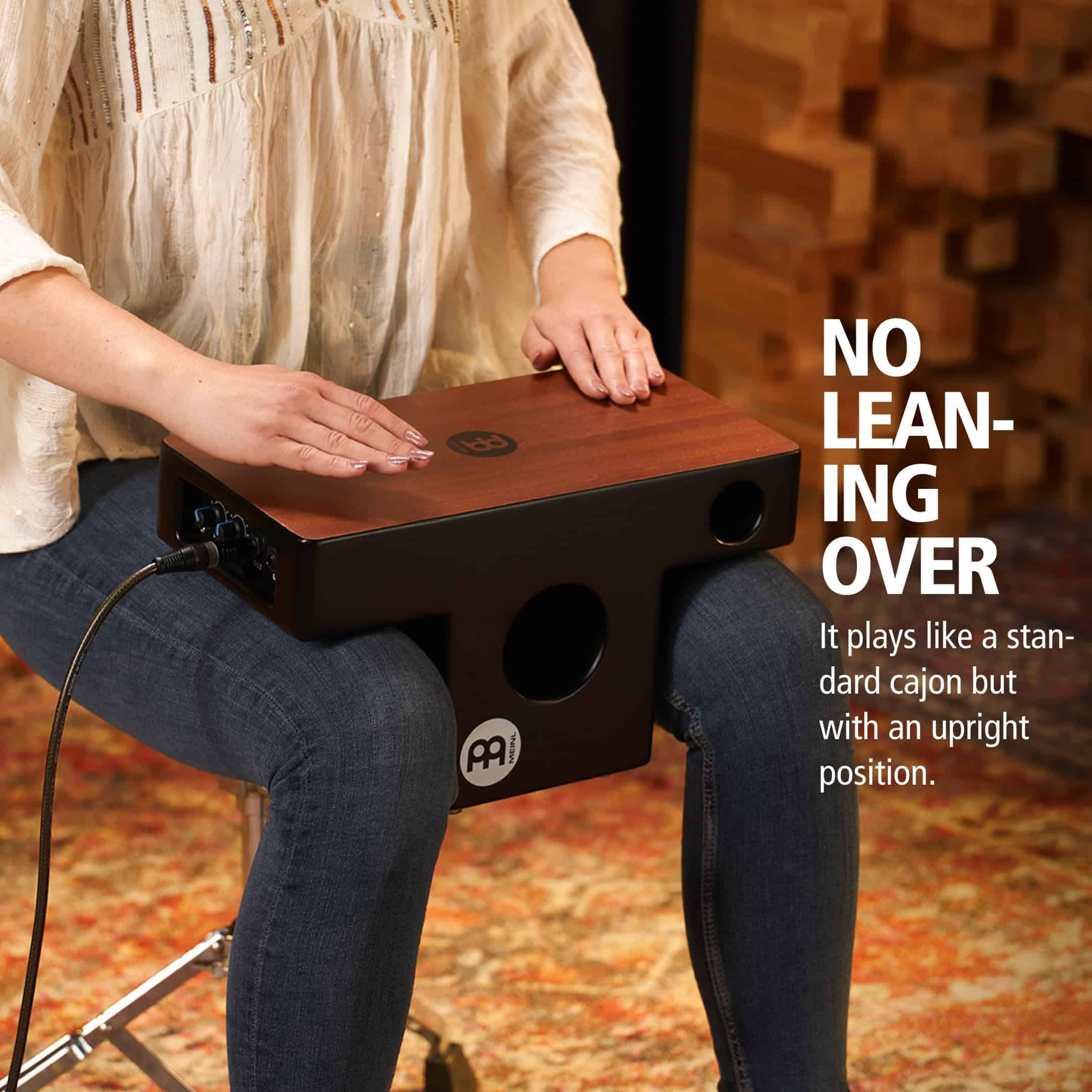 Meinl Pickup Slaptop Cajon Box Drum con Snares Internos y - Imagen 3