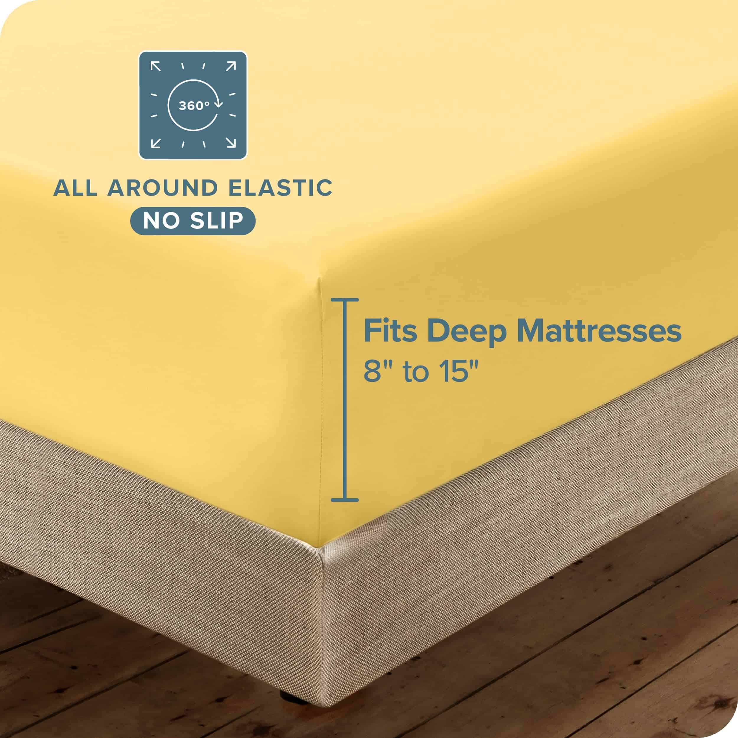 Juego de sábanas Bare Home Twin XL - Sábanas de lujo de - Imagen 7