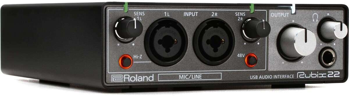 Interfaz de Audio USB Roland Rubix 22 de 2 entradas/2