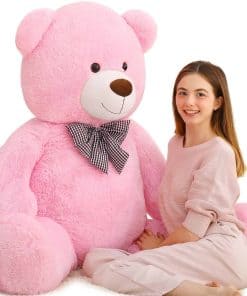 MaoGoLan Oso de Peluche Gigante Rosa de 55 pulgadas Oso