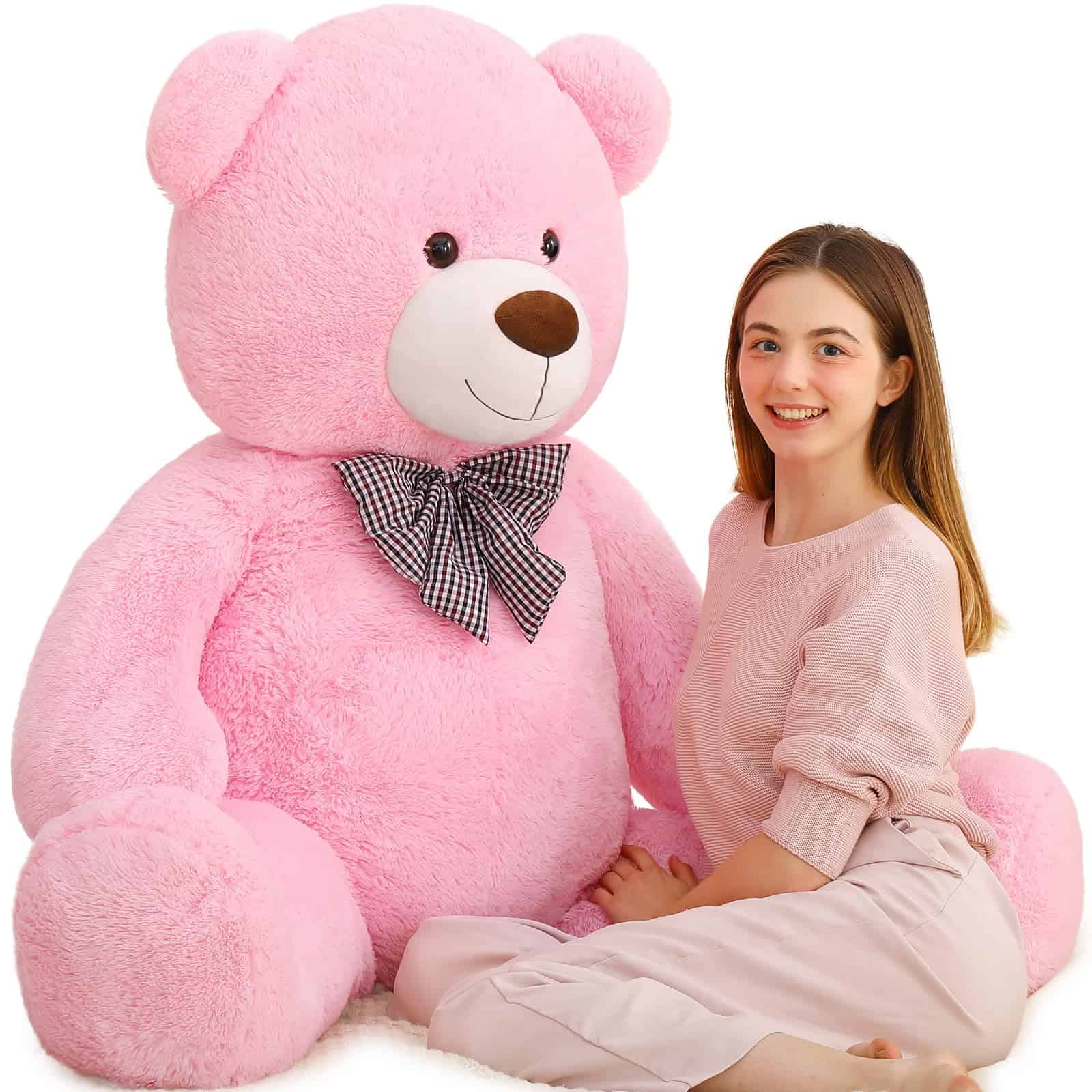 MaoGoLan Oso de Peluche Gigante Rosa de 55 pulgadas Oso