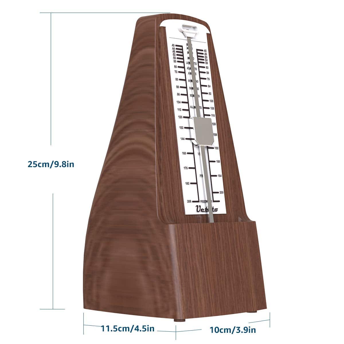 Metronomo Mecánico con Sonido Fuerte/Alta Precisión/No - Imagen 4
