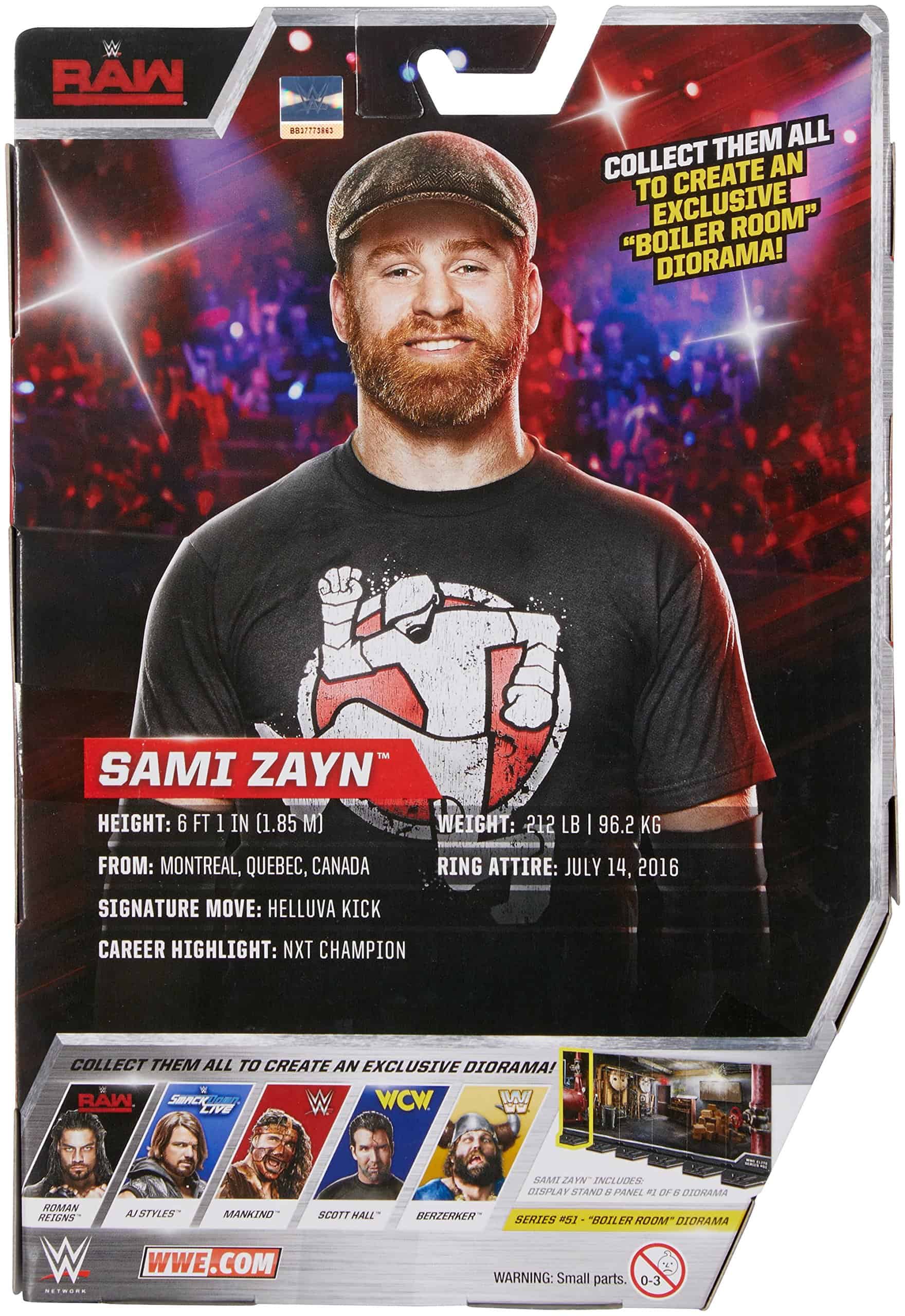 Figura de acción de la Colección Elite de WWE SAMI ZAYN - Imagen 7