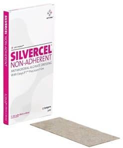 Apósito de alginato antimicrobiano no adherente Silvercel 4