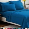 Juego de sábanas Twin XL Bare Home - -Azul Medio