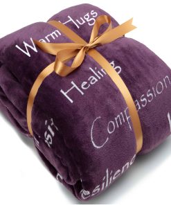 Manta de Regalo Chanasya Healing Warm Hugs -Berenjena