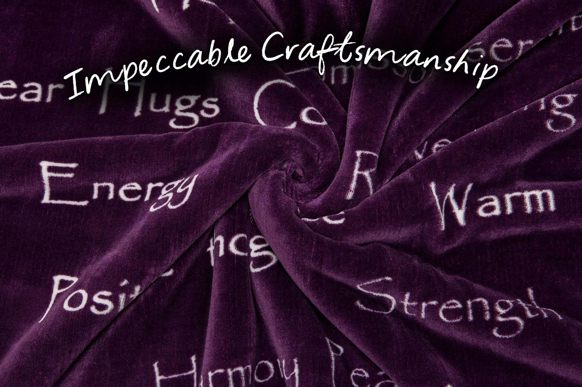 Manta de Regalo Chanasya Healing Warm Hugs -Berenjena - Imagen 8