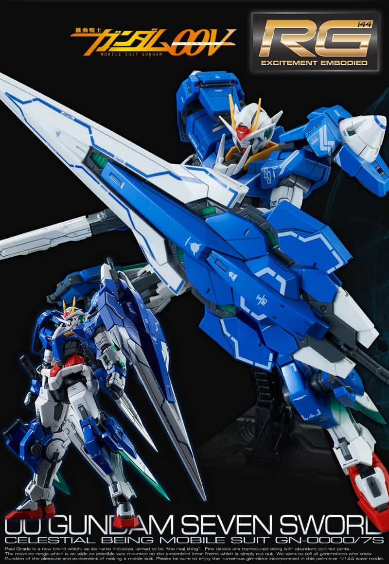 RG 1/144 GN-OOOO/7S OO GUNDAM SEVEN SWORD