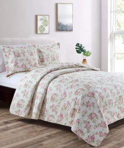 Chezmoi Collection Dakota Juego de Colcha de Algodón