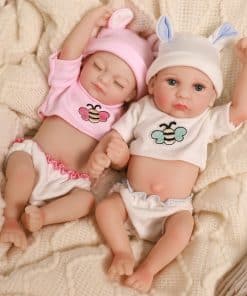 Muñeca de bebé realista gemelos de 10 pulgadas Kaydora con