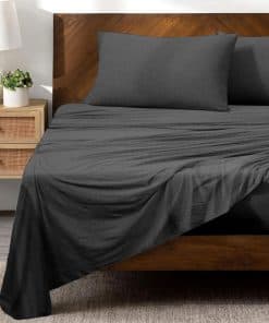 Juego de sábanas de punto de algodón orgánico Briarwood