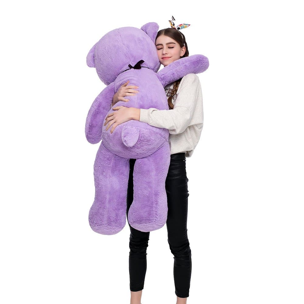 Oso de Peluche Gigante Morado de 47 pulgadas Oso de Peluche - Imagen 7