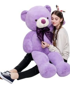 Oso de Peluche Gigante Morado de 47 pulgadas Oso de Peluche