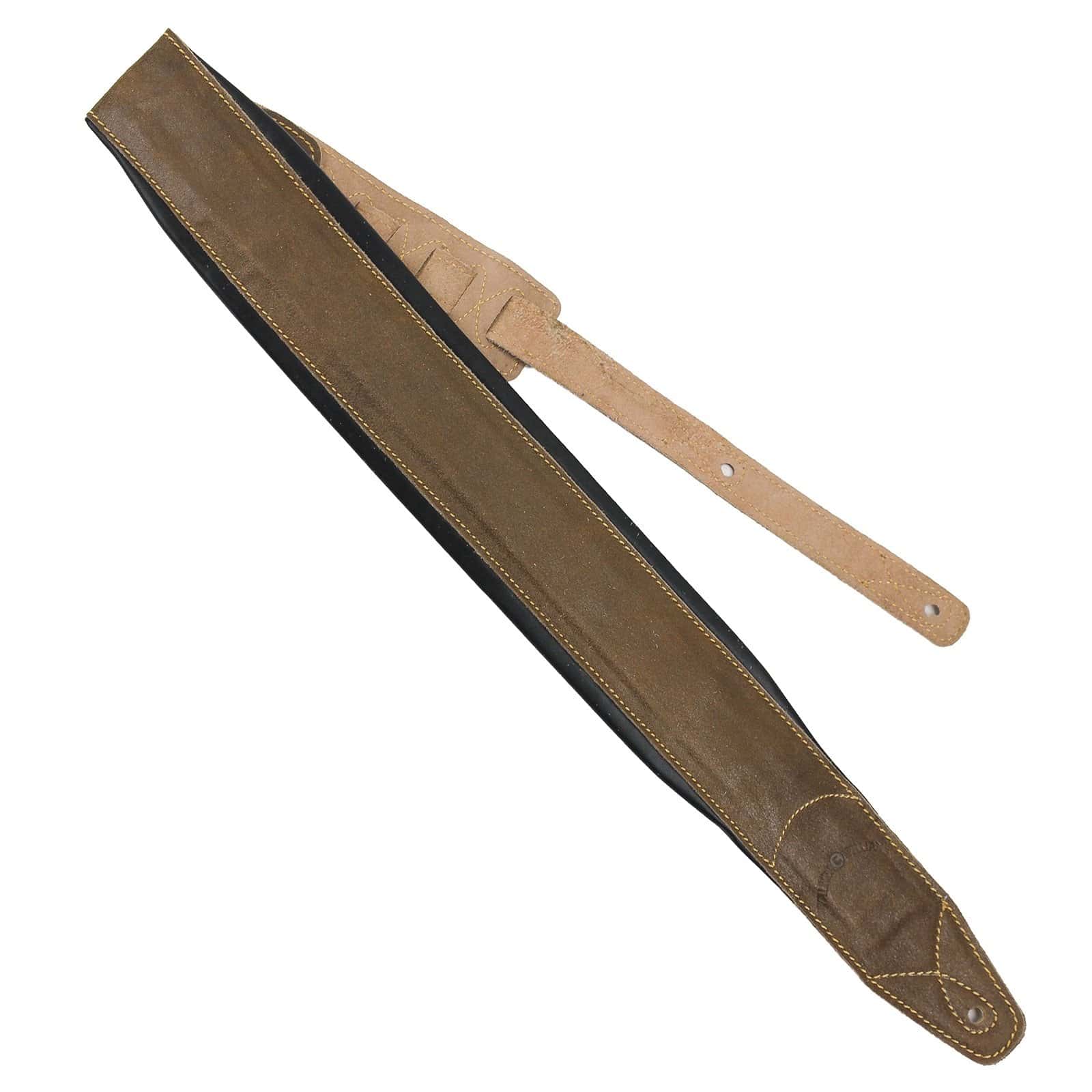 Correa de cuero de grano premium con acabado marrón - Imagen 5