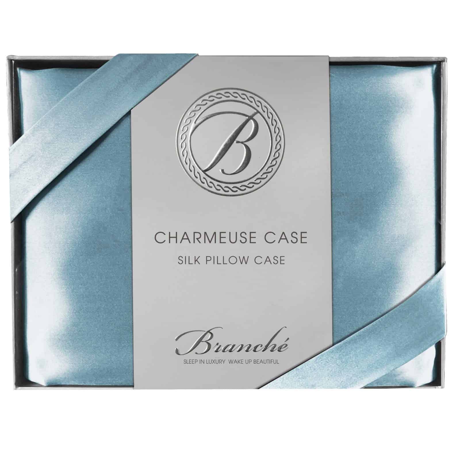 Funda de Almohada de Seda Branch� Beauty Sleep -Azul