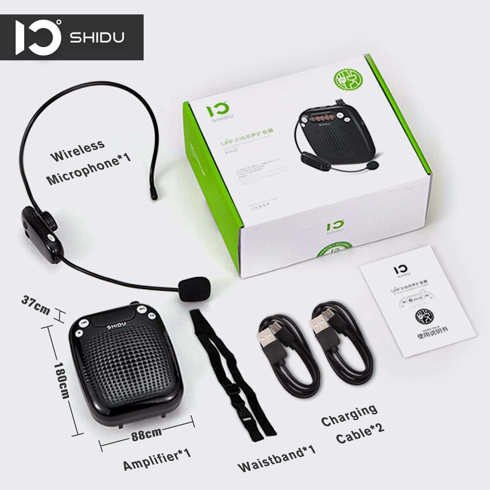 Amplificador de Voz, SHIDU Amplificador de Voz Inalámbrico - Imagen 7