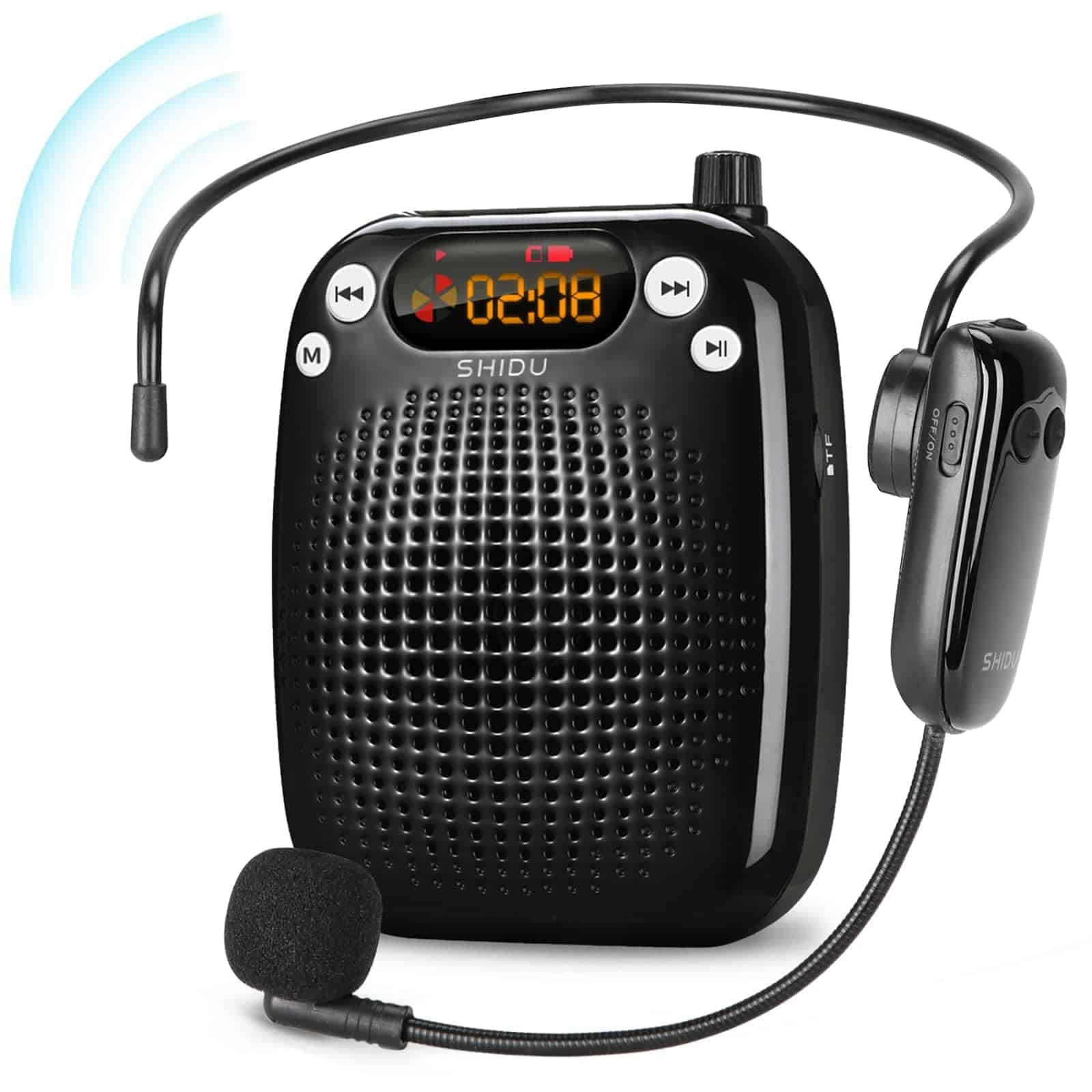 Amplificador de Voz, SHIDU Amplificador de Voz Inalámbrico