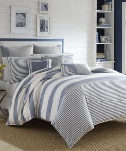 Nautica - Set de Funda de Edredón Twin, Ropa de Cama