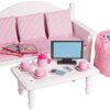 Muebles para Muñecas Playtime by Eimmie - Sofá y Mesa de
