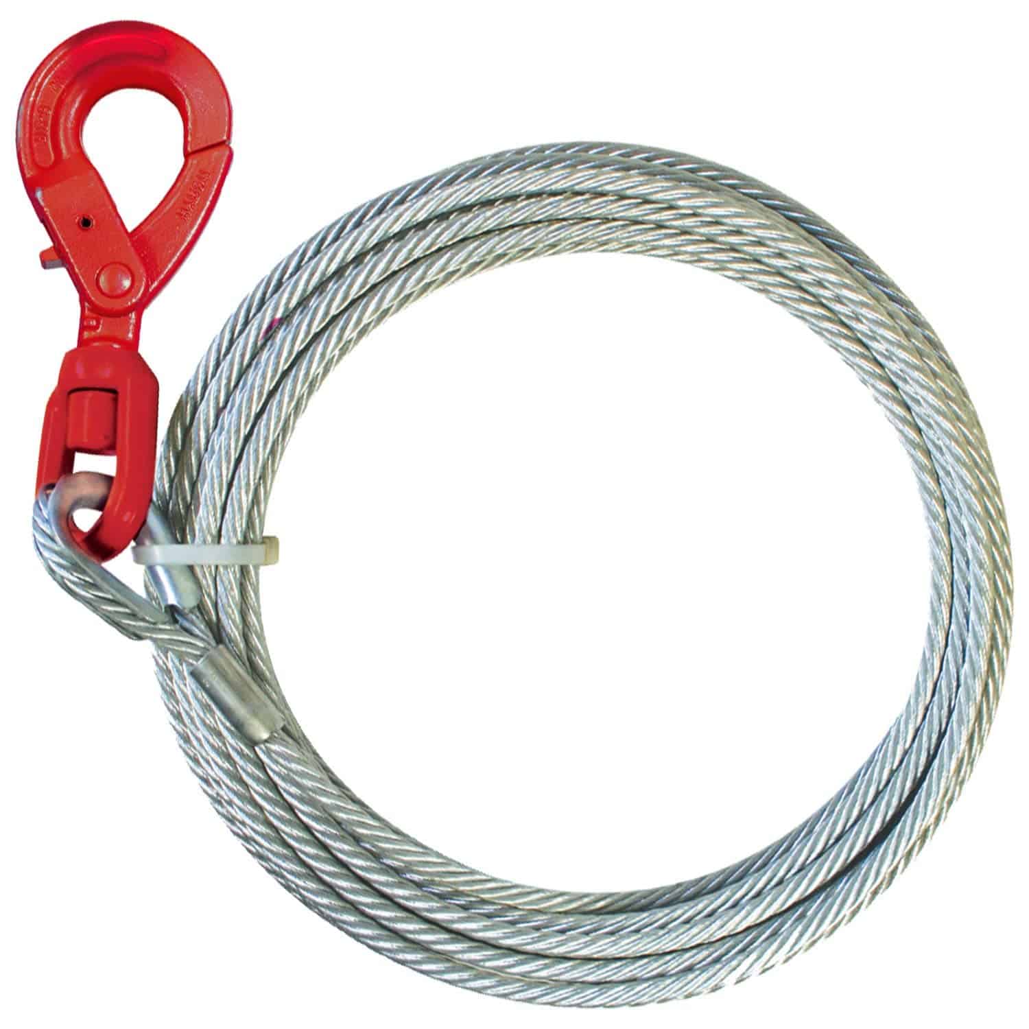 Cable de Malacate VULCAN - Gancho Giratorio Autoblocante -