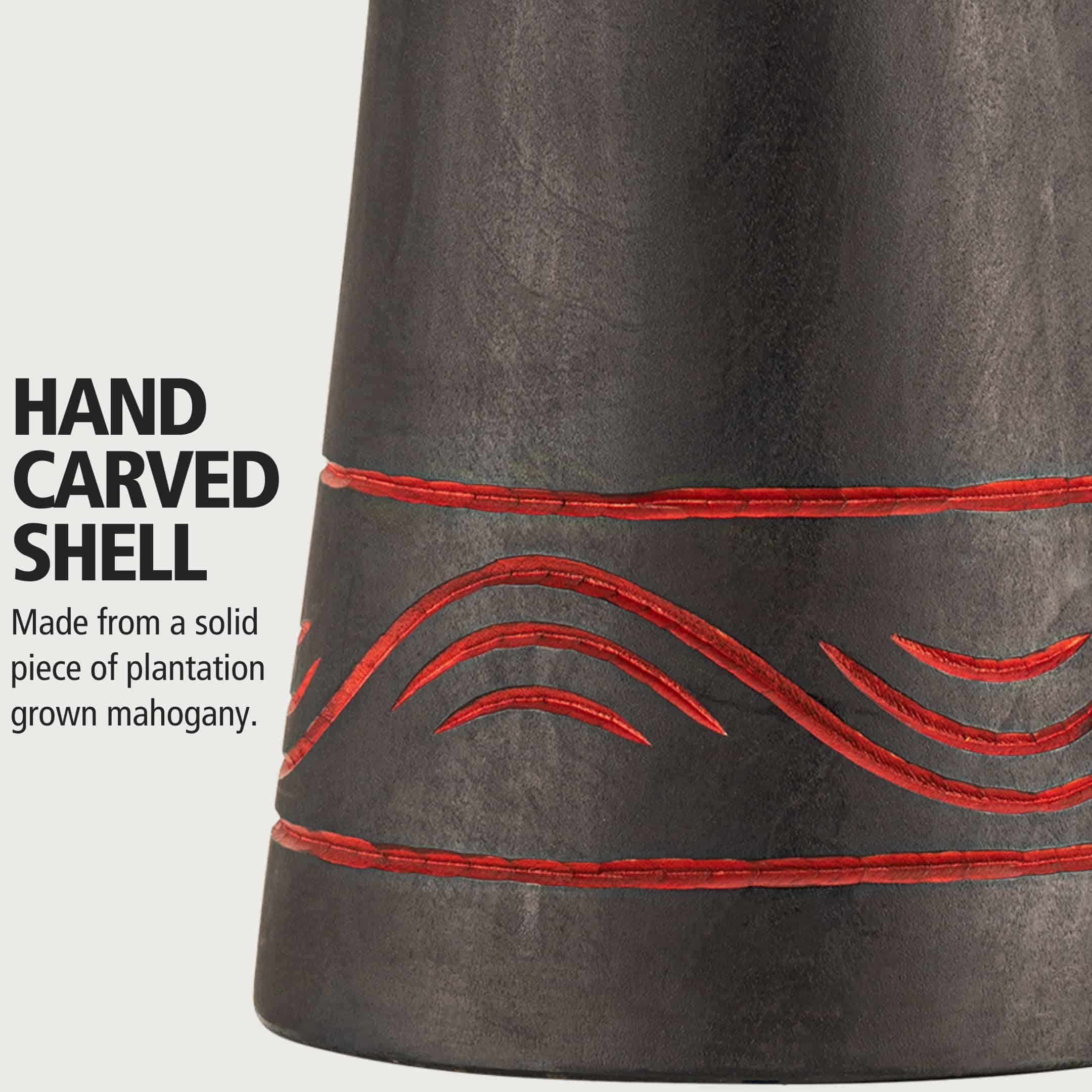 Meinl Percusión Tambor Djembe Estilo, Tallado a Mano de - Imagen 4