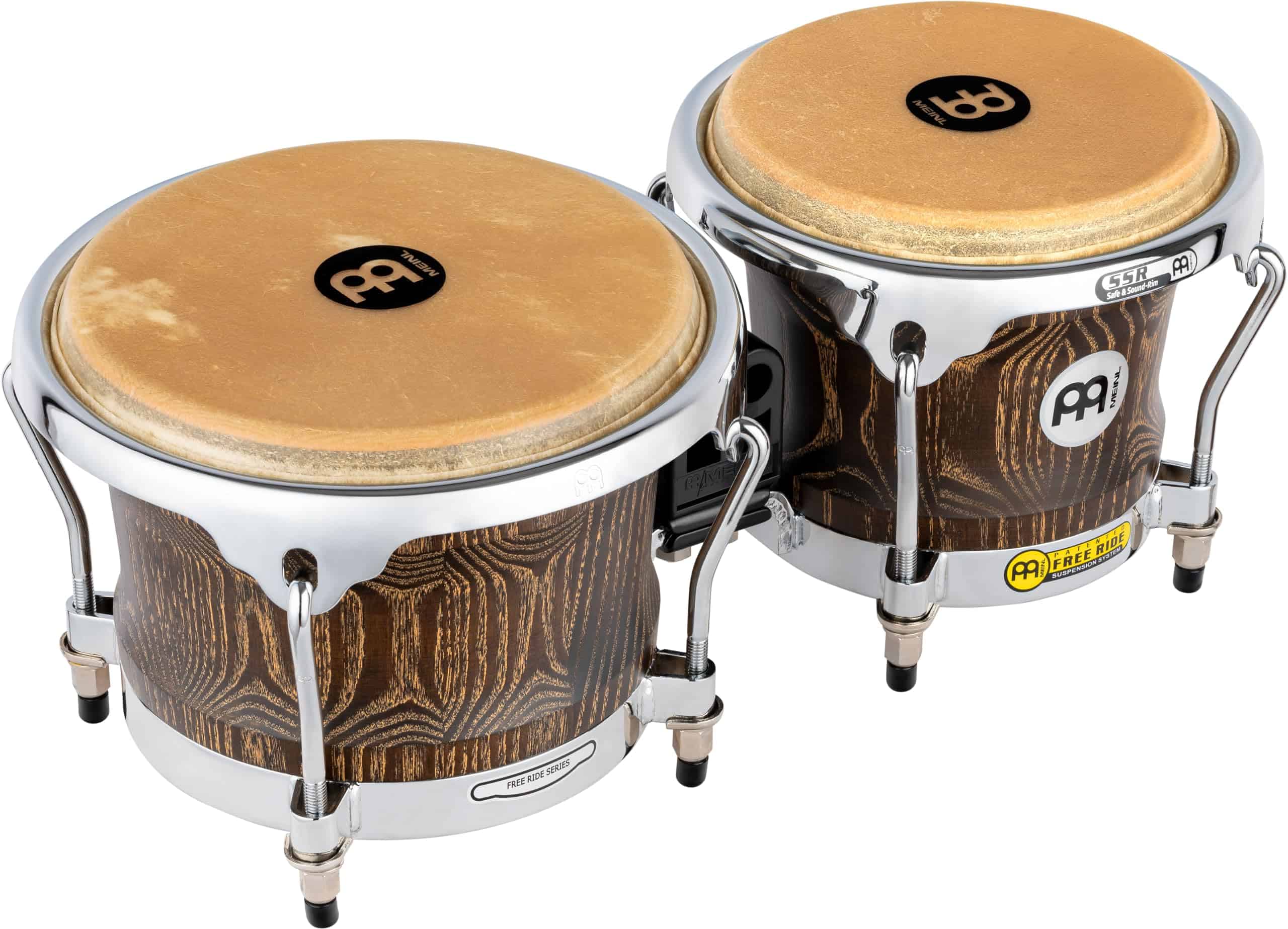 Meinl Percussion WB400VBR-M 7 8.5 pulgadas Bongo de Madera