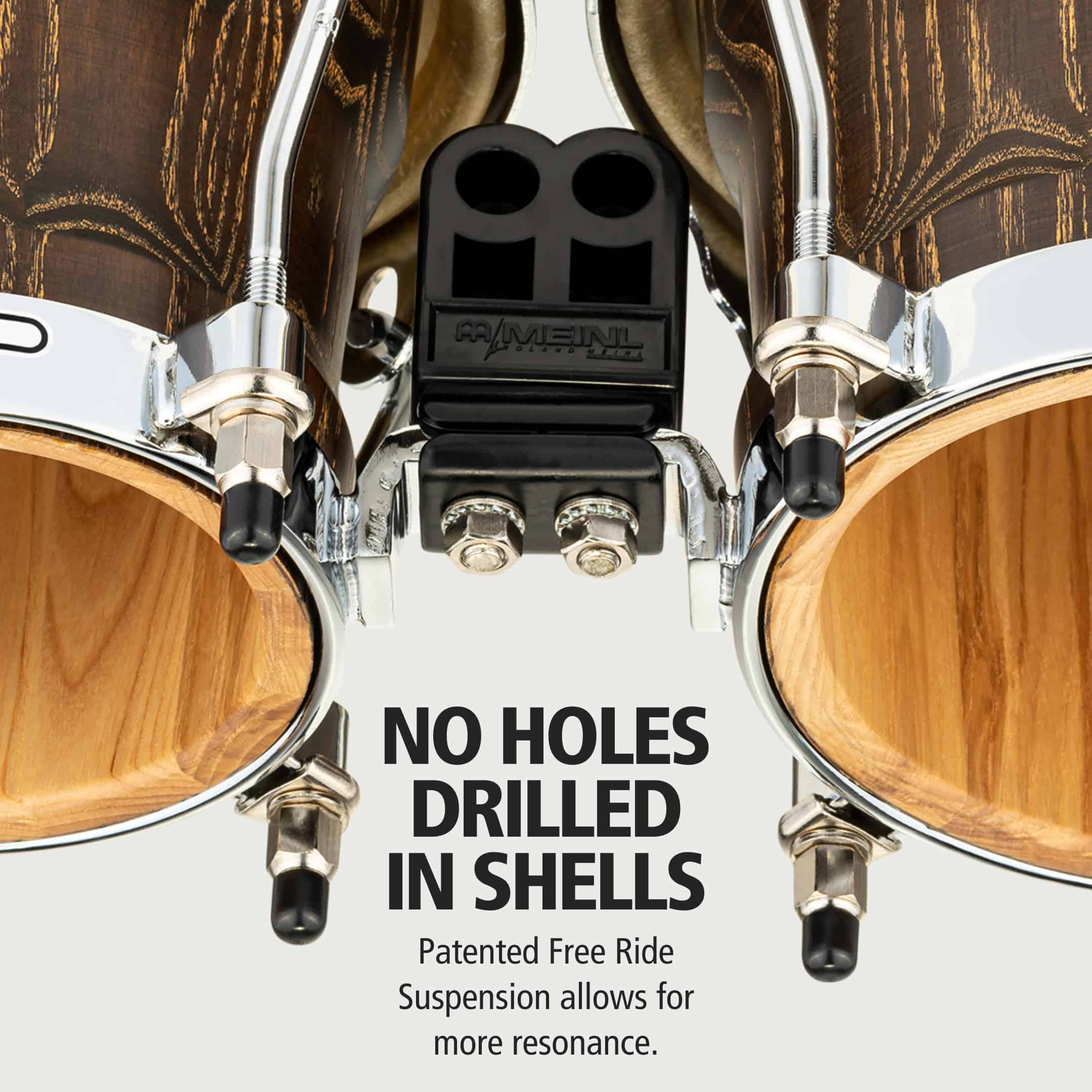 Meinl Percussion WB400VBR-M 7 8.5 pulgadas Bongo de Madera - Imagen 6