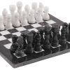 Juego de ajedrez de mármol Radicaln de 12 pulgadas en