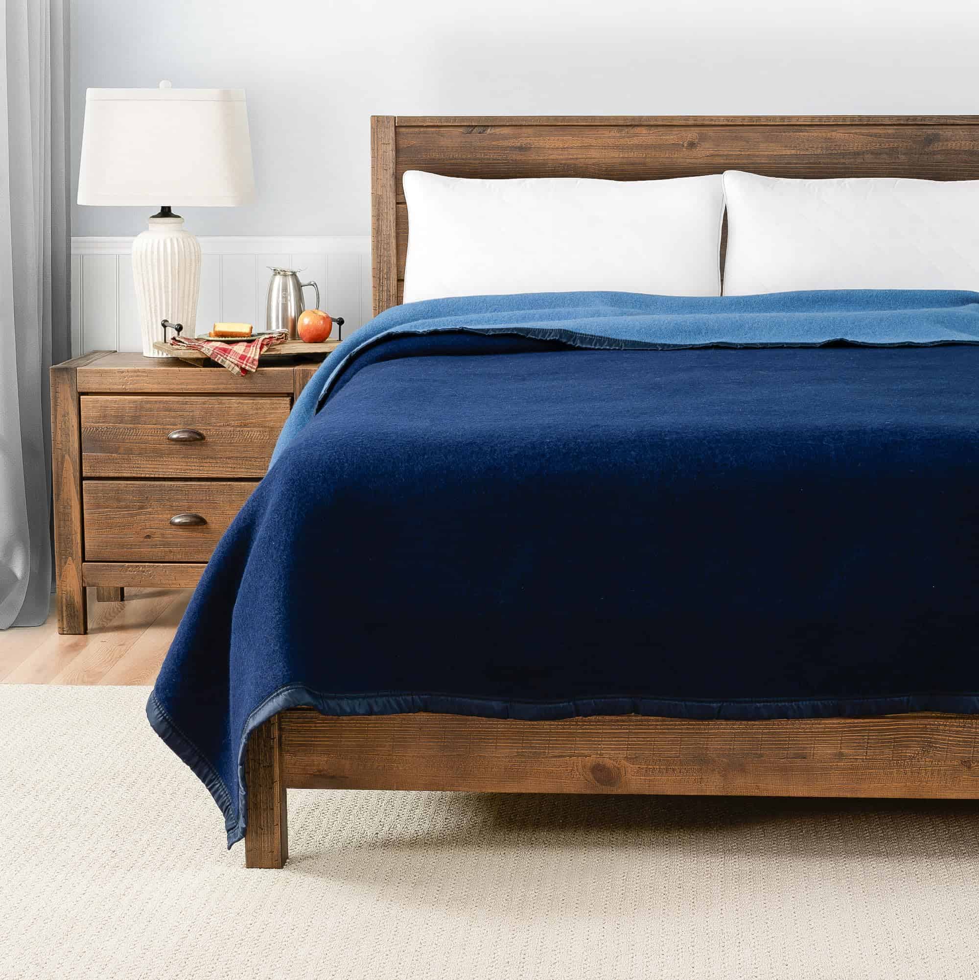 Manta de lana Poyet Motte Aubisque 500GSM de -Maise/Natural