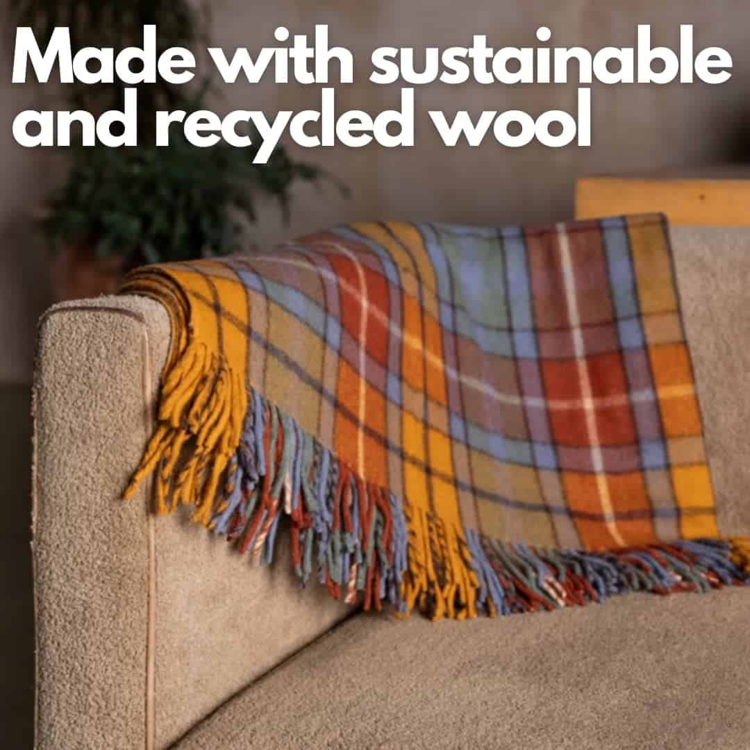 Colcha de Lana Scottish Kilt Company para Viaje Rodilla - - Imagen 4