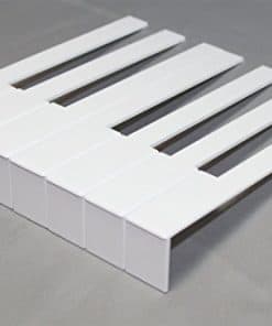 German Piano Keytops Light Cream Color - Set Completo con