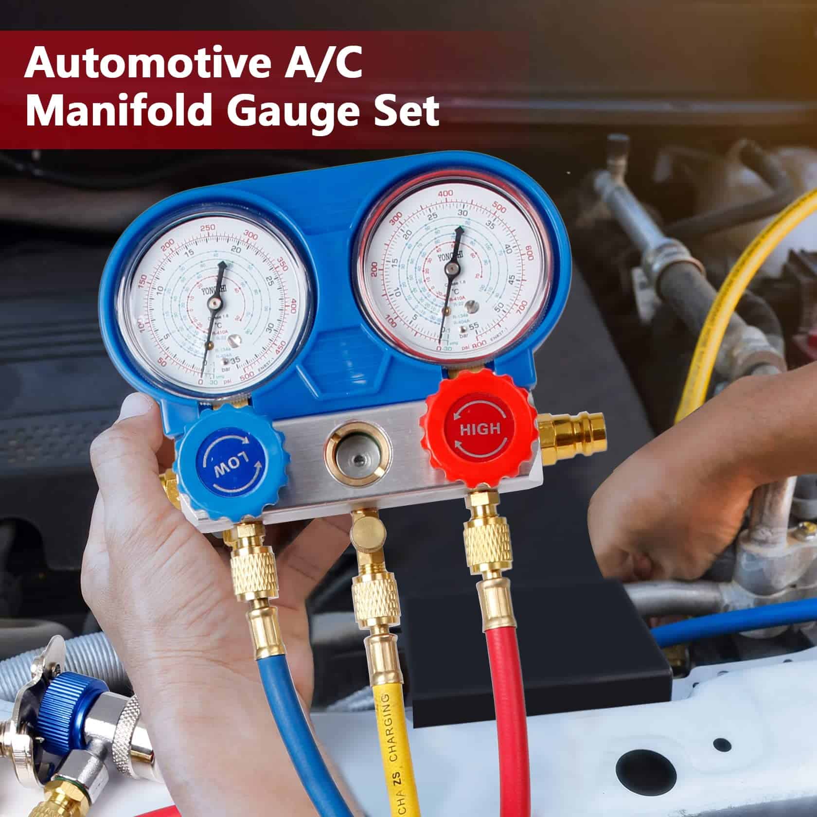 B4B BANG 4 BUCK Bang4buck Manifold Gauge Set, AC Manifold - Imagen 7